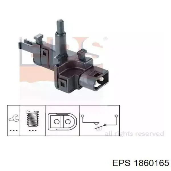 Czujnik włączania światła cofania EPS 1860165 cena, od 8,88 USD
