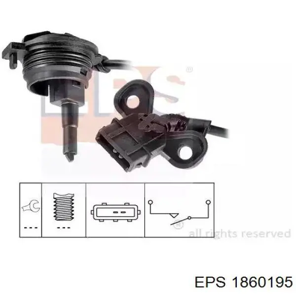 1860195 EPS czujnik włączania światła cofania