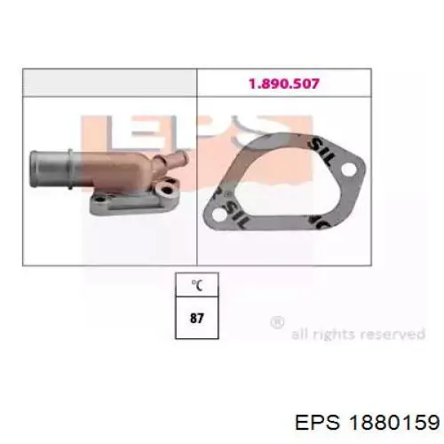Do koszyka 1880159 EPS Obudowa termostatu
