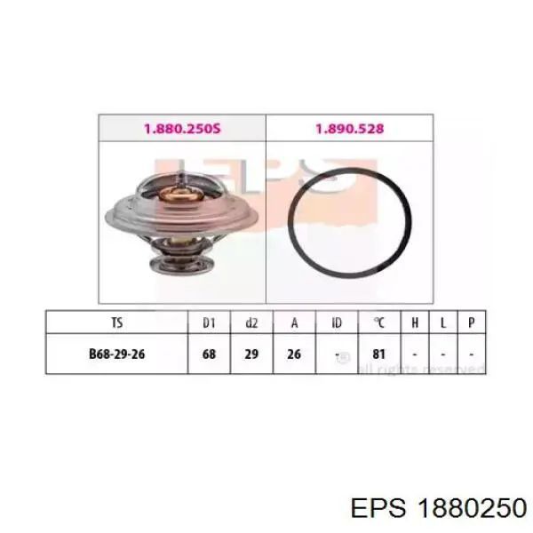 1.880.250 EPS termostat