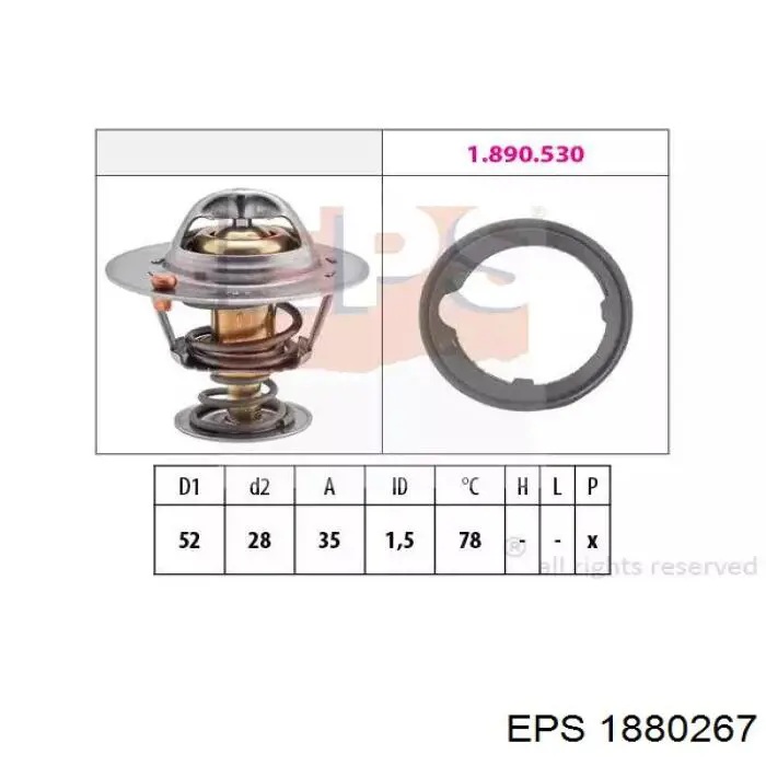 1.880.267 EPS termostat