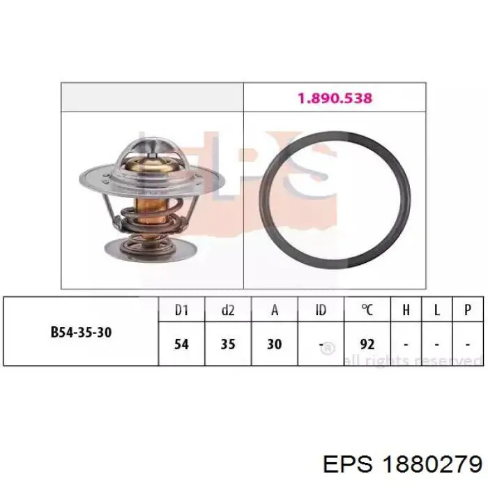 1.880.279 EPS termostat