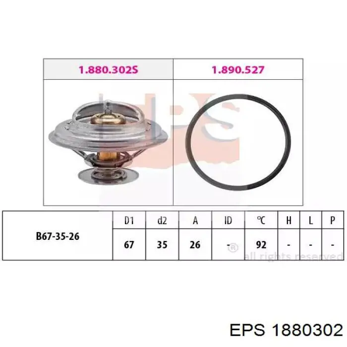 1.880.302 EPS termostat