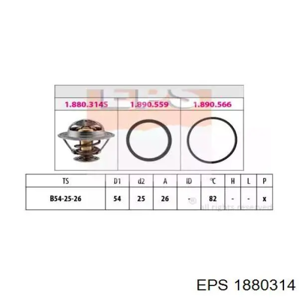 1.880.314 EPS termostat