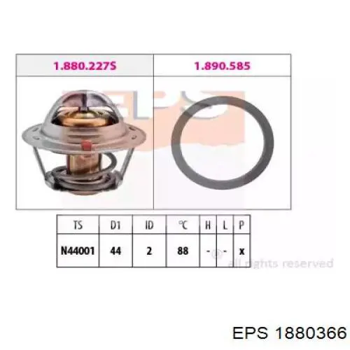 1.880.366 EPS termostat