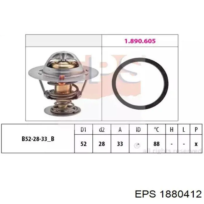 1.880.412 EPS termostat