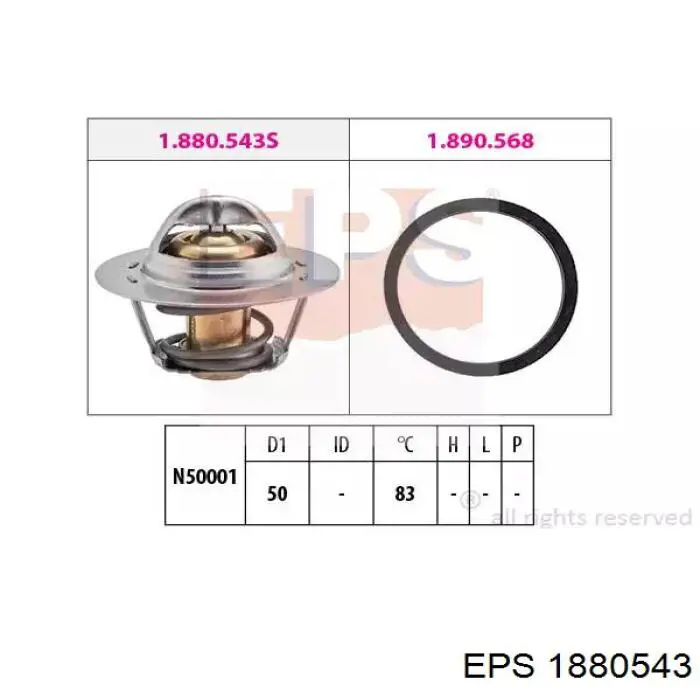 1.880.543 EPS termostat