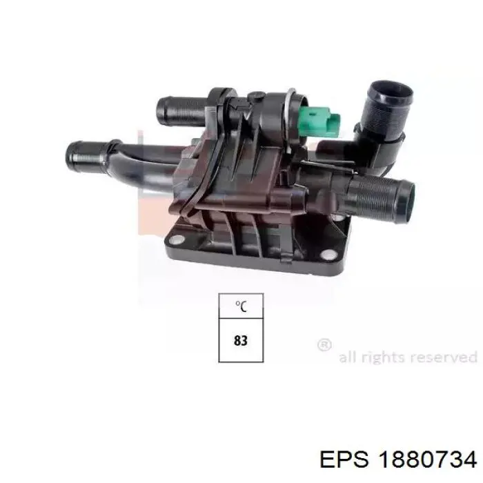 1.880.734 EPS obudowa termostatu