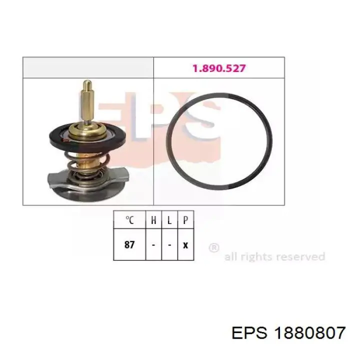 1.880.807 EPS termostat