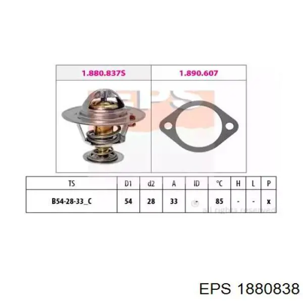 1880838 EPS termostat