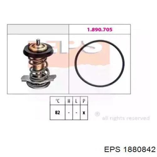 1.880.842 EPS termostat