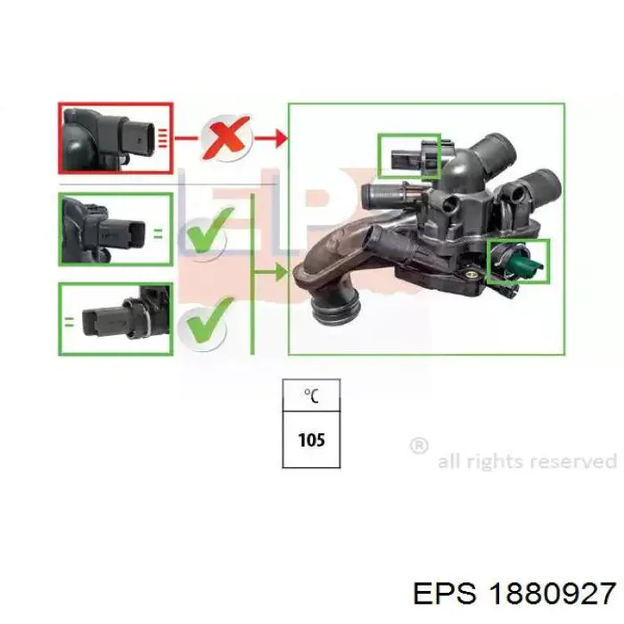 1.880.927 EPS obudowa termostatu