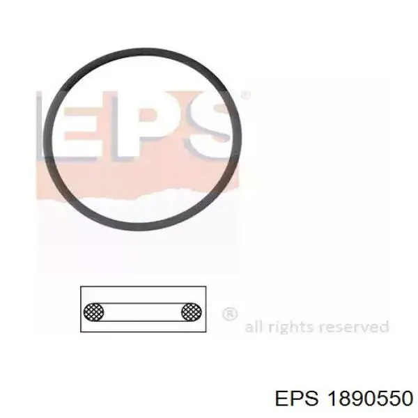 Do koszyka 90220436 General Motors Uszczelka termostatu