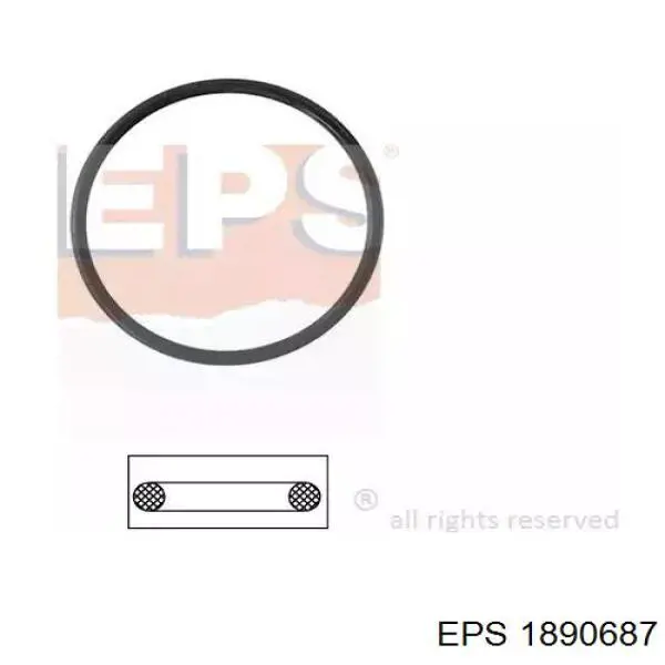1.890.687 EPS uszczelka obudowy termostatu