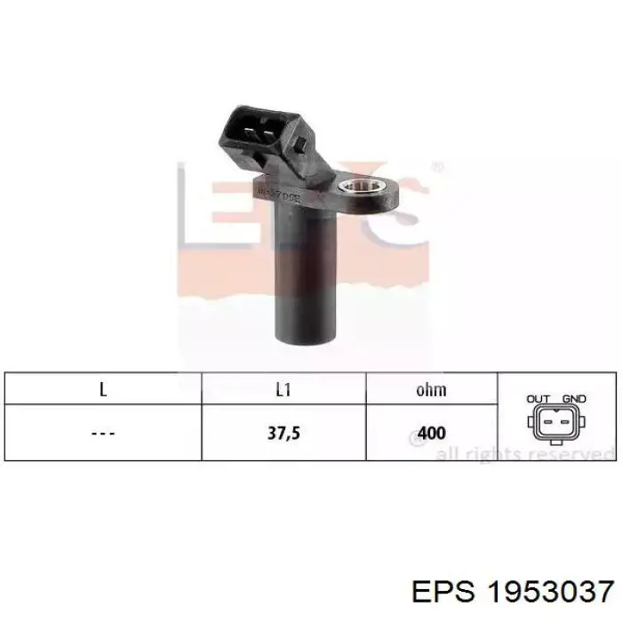 1953037 EPS czujnik położenia wału korbowego