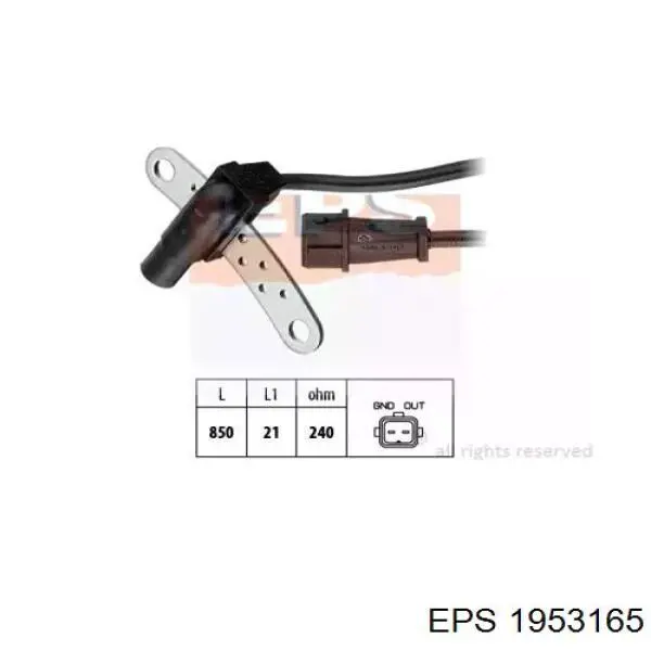 Do koszyka 30816491 Volvo Czujnik położenia wału korbowego