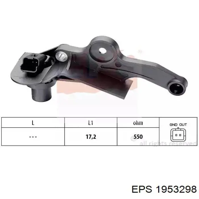 1953298 EPS czujnik położenia wału korbowego