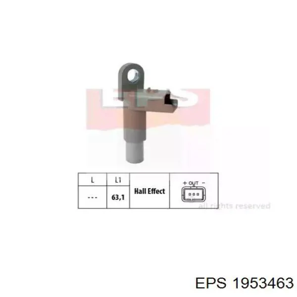 1.953.463 EPS czujnik położenia wałka rozrządu