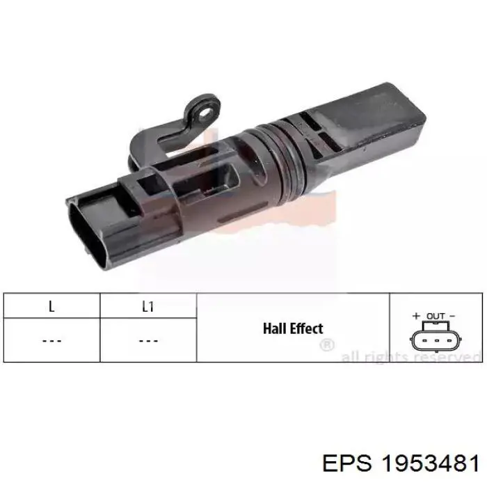1953481 EPS czujnik prędkości