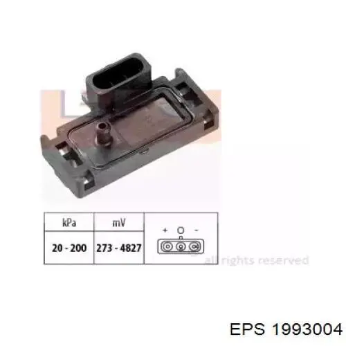 Czujnik ciśnienia w kolektorze ssącym, MAP General Motors 12569241 cena, od 78,67 USD