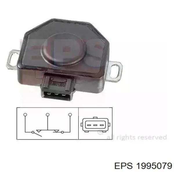 1.995.079 EPS czujnik położenia przepustnicy (potencjometr)
