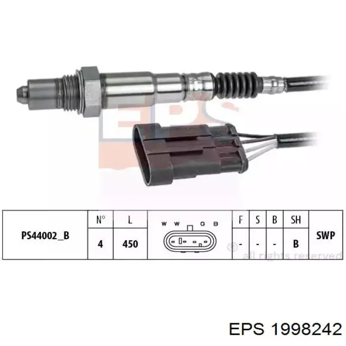 Do koszyka 55222112 Fiat/Alfa/Lancia Sonda lambda, czujnik tlenu