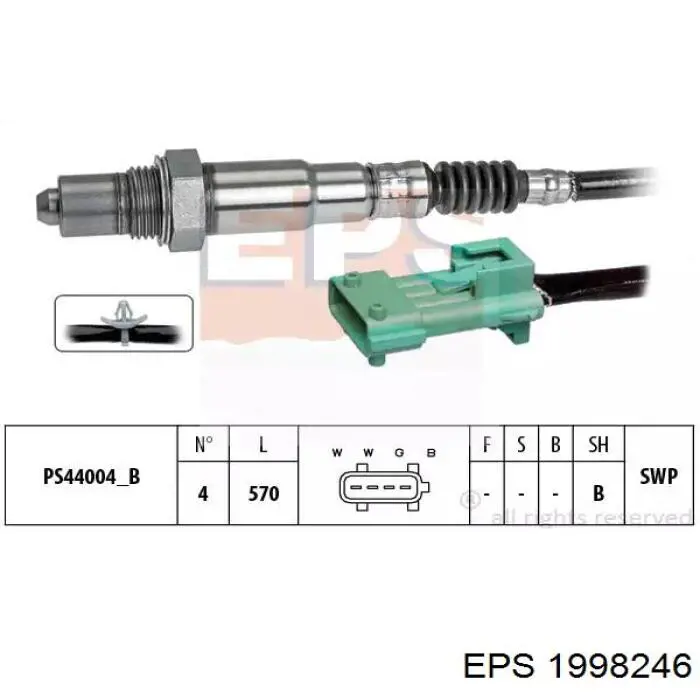Do koszyka ES2131612B1 Delphi Sonda lambda czujnik tlenu przed katalizatorem