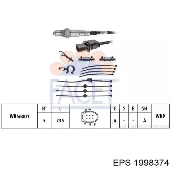 Sonda lambda czujnik tlenu przed katalizatorem VAG 0258017082 cena, od 57,94 USD