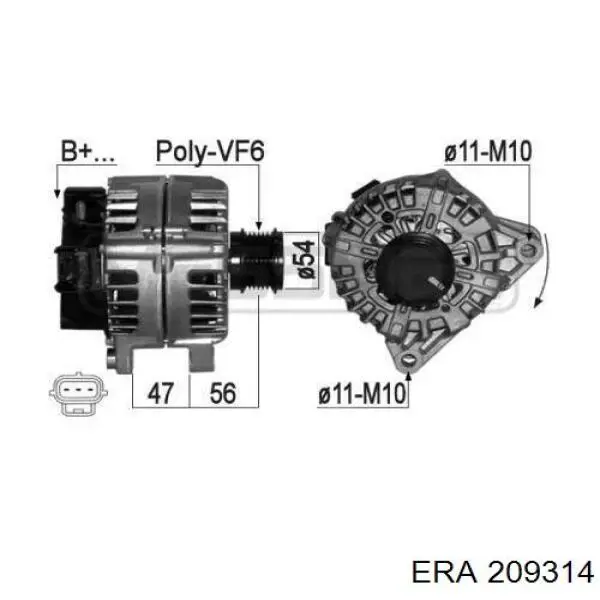 Alternator Ford S-Max (CDR)