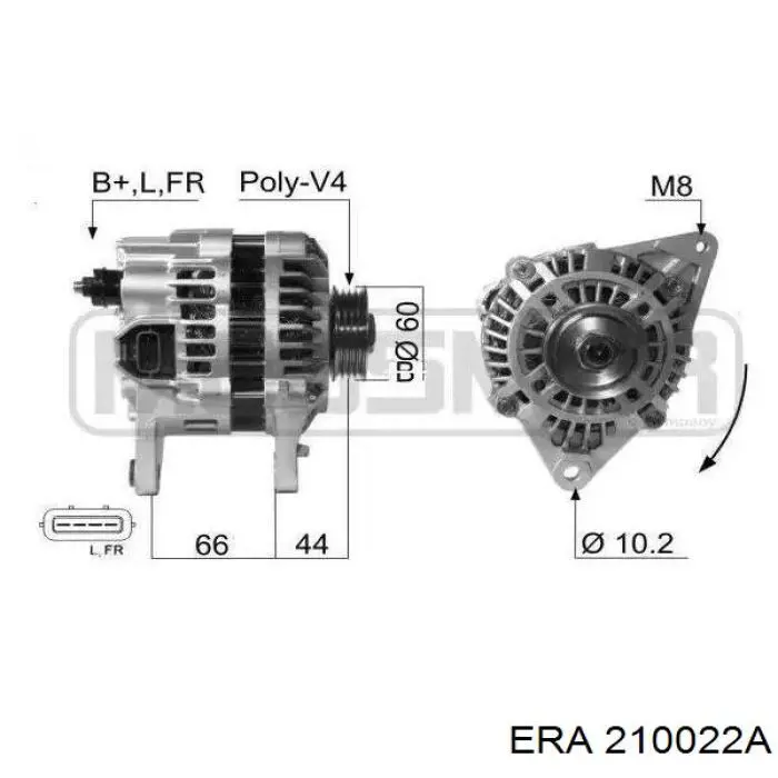Do koszyka 210022A ERA Alternator