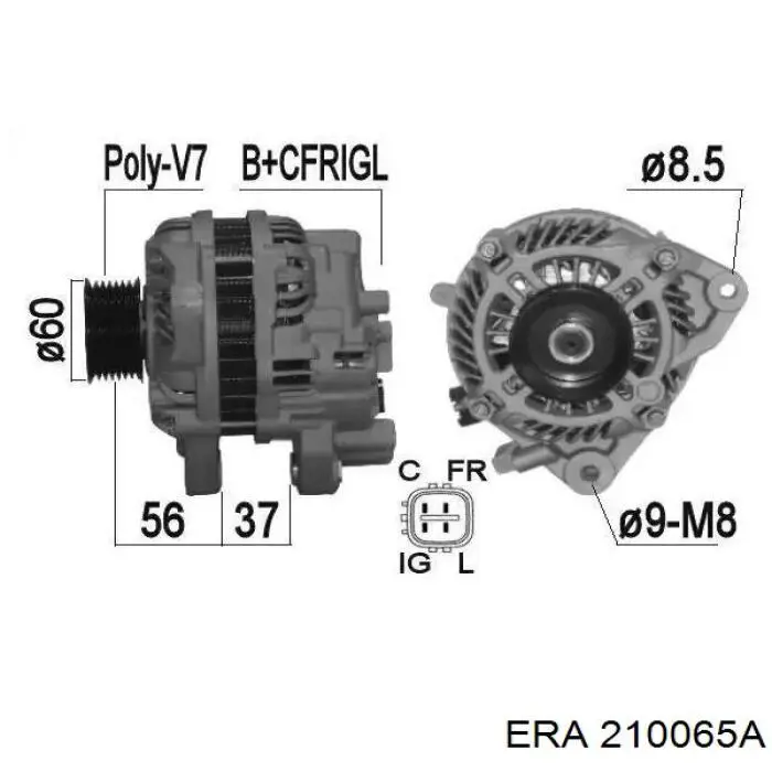 Do koszyka 210065A ERA Alternator