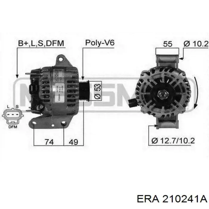 210241A ERA alternator