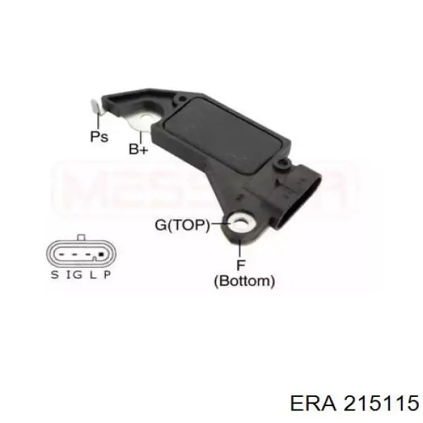 Do koszyka 215115 ERA Regulator alternatora (przekaźnik ładowania)
