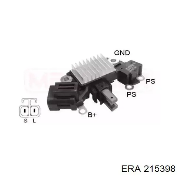 Do koszyka 215398 ERA Regulator alternatora (przekaźnik ładowania)