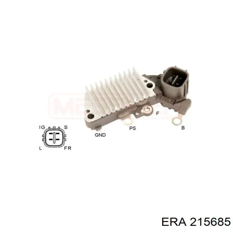 Do koszyka 215685 ERA Regulator alternatora (przekaźnik ładowania)