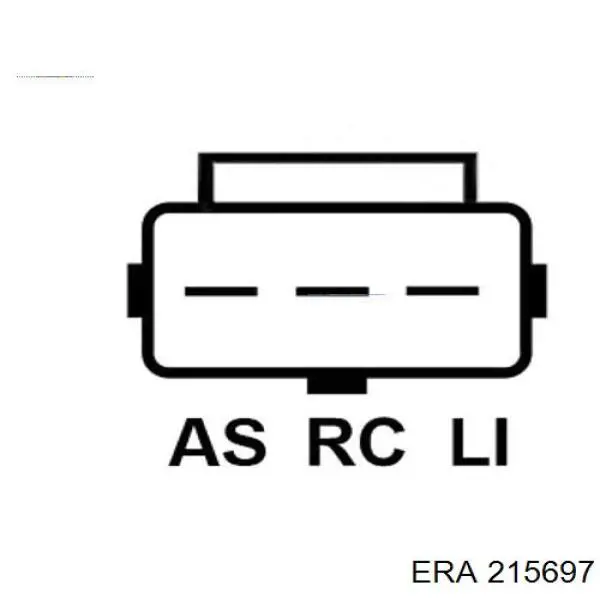 Do koszyka 215697 ERA Regulator alternatora (przekaźnik ładowania)