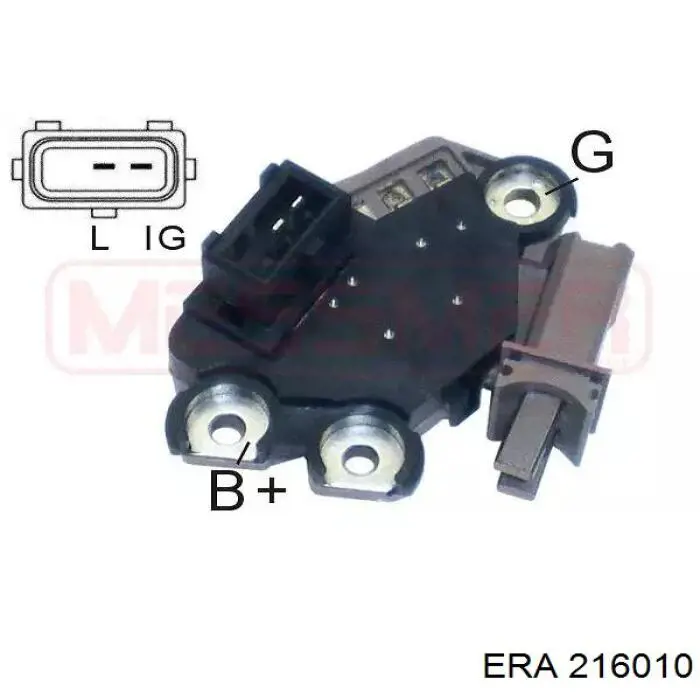 Regulator alternatora (przekaźnik ładowania) ERA 216010 cena, od 51,11 USD