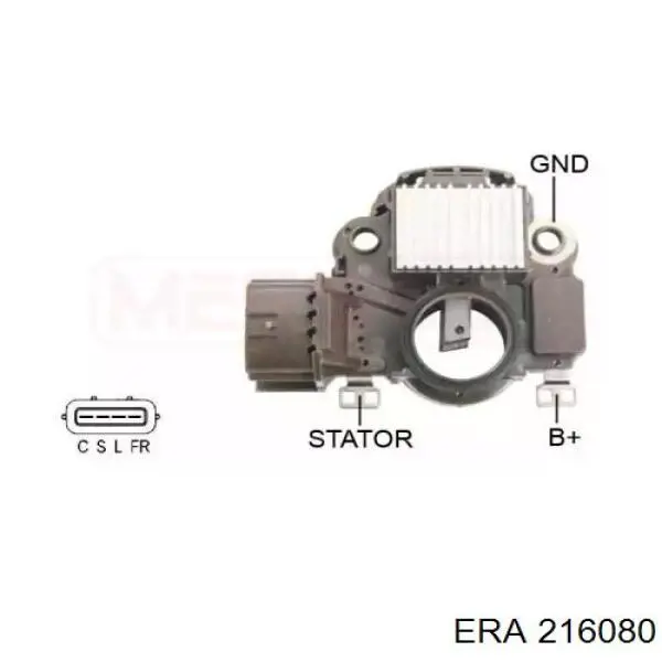 Regulator alternatora (przekaźnik ładowania) ERA 216080 cena, od 32,21 USD