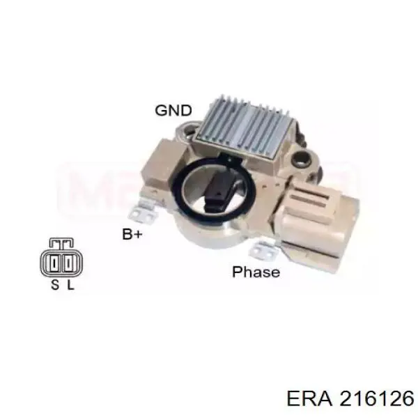 Do koszyka 216126 ERA Regulator alternatora (przekaźnik ładowania)