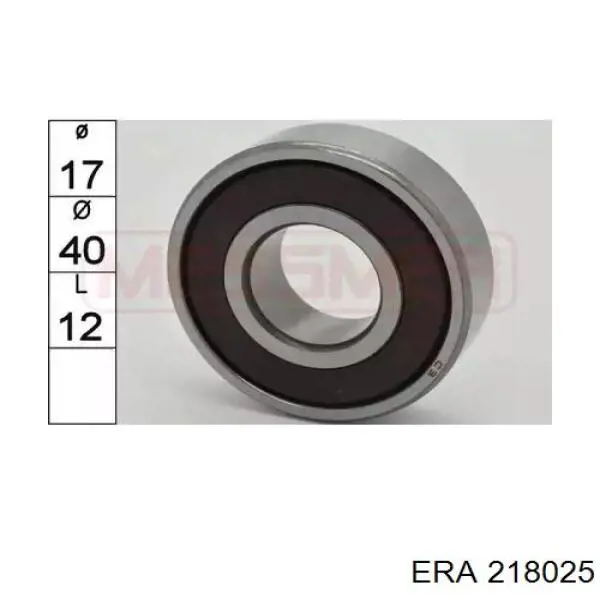 Do koszyka 218025 ERA Łożysko alternatora