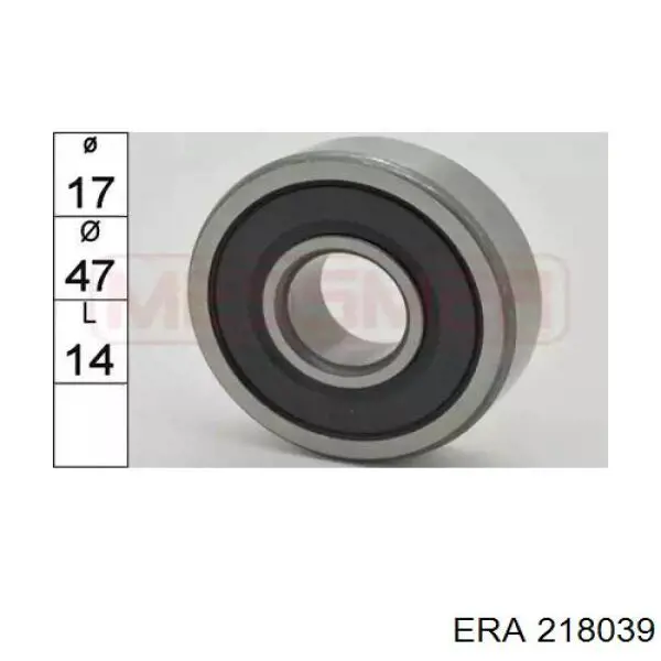 Do koszyka 218039 ERA Łożysko alternatora