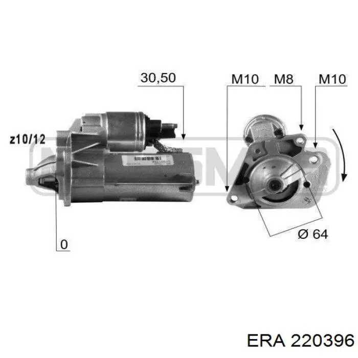 Rozrusznik ERA 220396 cena, od 56,41 USD