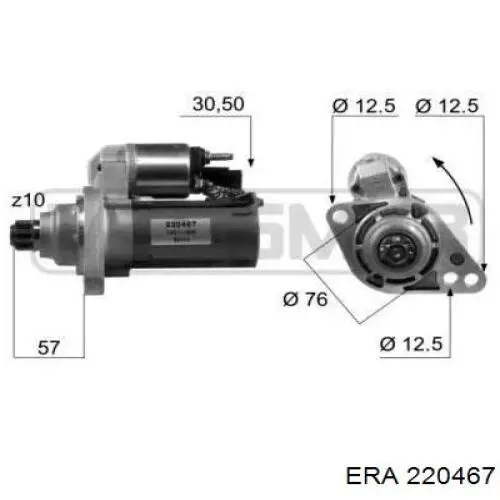 Rozrusznik ERA 220467 cena, od 55,85 USD