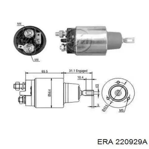 Rozrusznik ERA 220929A cena, od 115,76 USD
