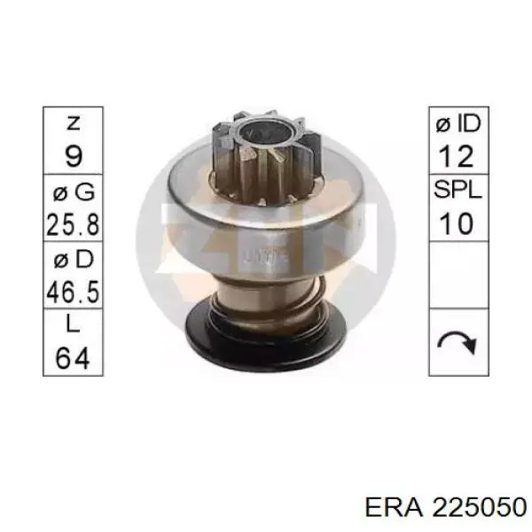 225050 ERA elektromagnes rozrusznika