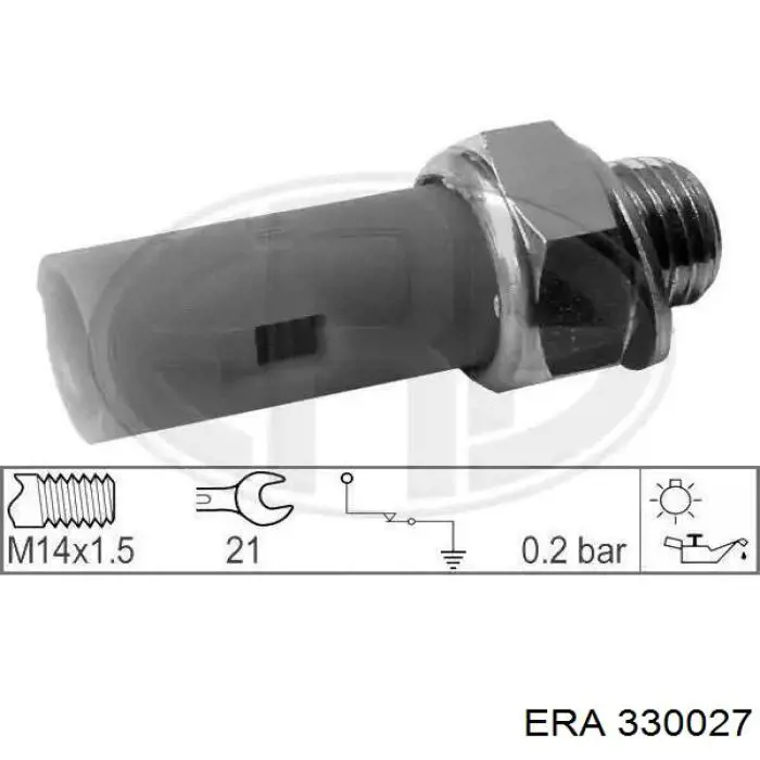 Czujnik ciśnienia oleju ERA 330027 cena, od 5,90 USD