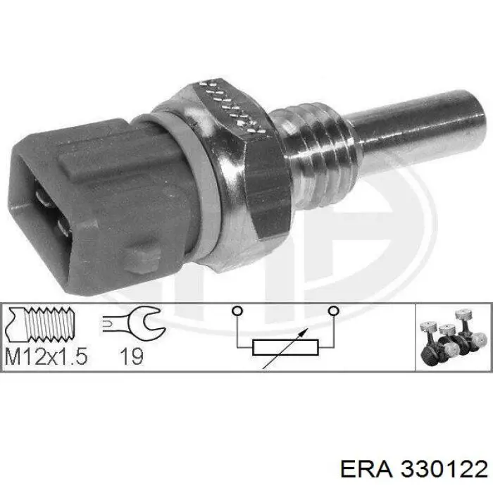 Czujnik temperatury płynu chłodzącego ERA 330122 cena, od 10,78 USD