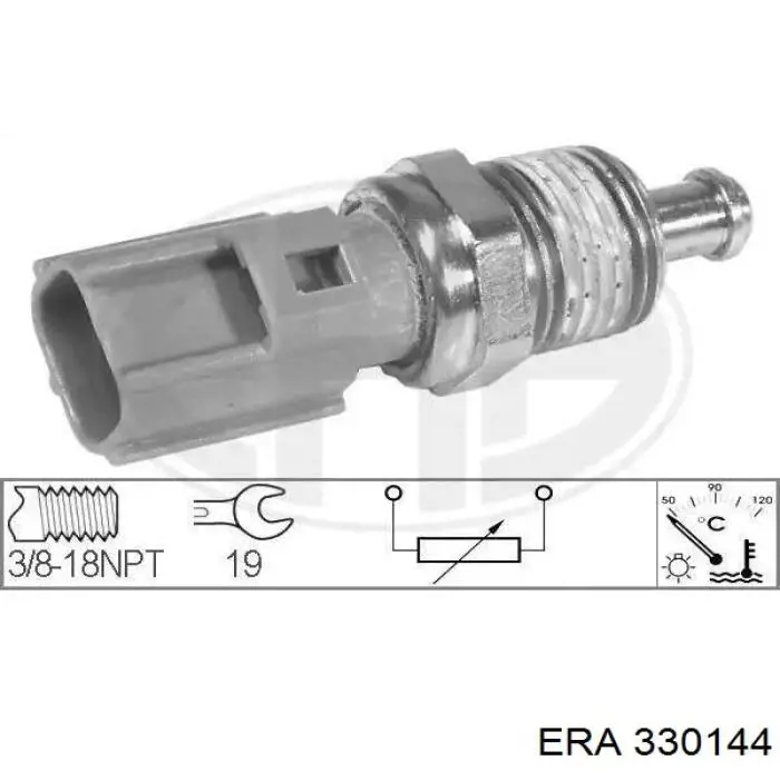 Czujnik temperatury płynu chłodzącego ERA 330144 cena, od 8,14 USD