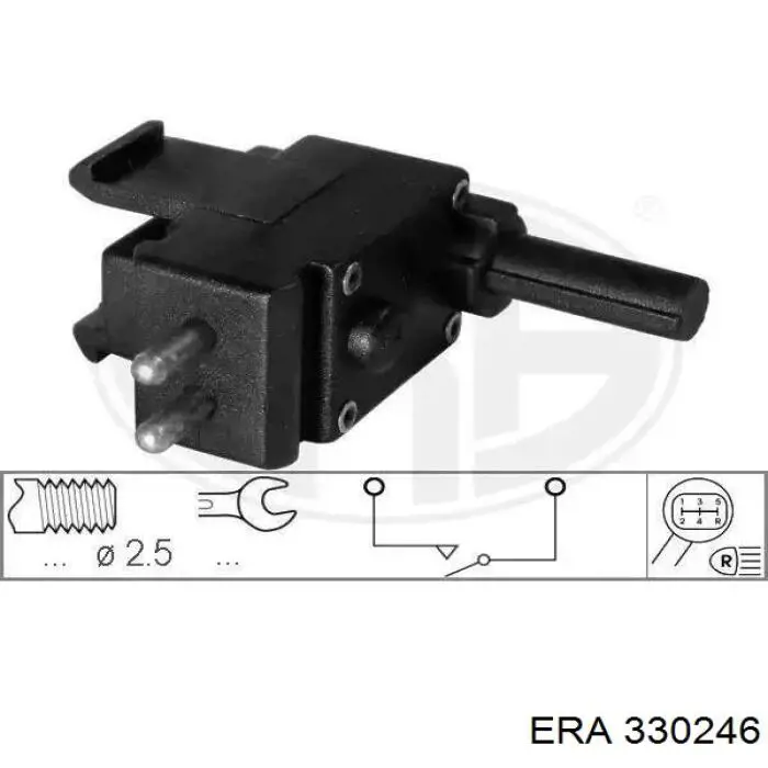Czujnik włączania światła cofania ERA 330246 cena, od 8,94 USD