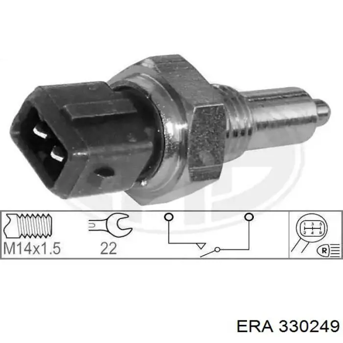 Czujnik włączania światła cofania ERA 330249 cena, od 8,93 USD